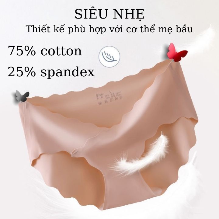 Quần lót bầu cạp chéo cotton su đúc kháng khuẩn Fansila QLB001