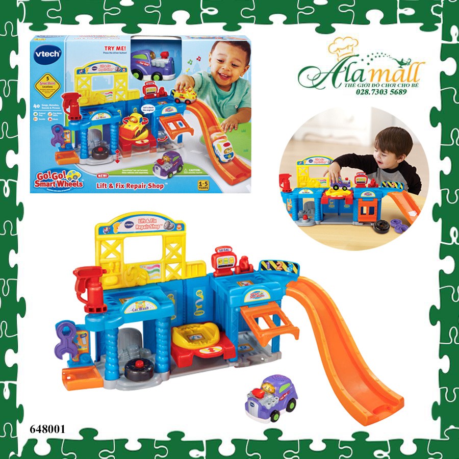 Mô hình trạm sửa ô tô Vtech