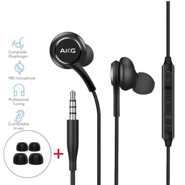 Original AKG Earphones 3.5mm Type C In-ear with Mic Wired Headset Samsung Earphone Music Audio Headset Earpiece For Note 10 Pro S8 S9 S10 S6 S7