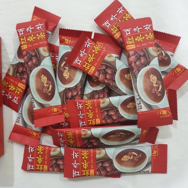 Trà Táo Đỏ, Óc Chó, Hạnh Nhân Damtuh Hàn Quốc, Bổ máu, Chống Lão Hóa, Đẹp Da, Giảm Cholesterol, An Thần Giảm Căng Thẳng