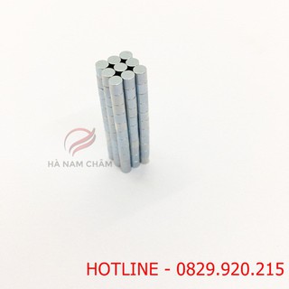 Nam châm viên 3×3mm mạ kẽm
