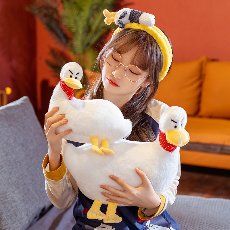 Thú Nhồi Bông Hình Chú Vịt Dễ Thương Cho Bé