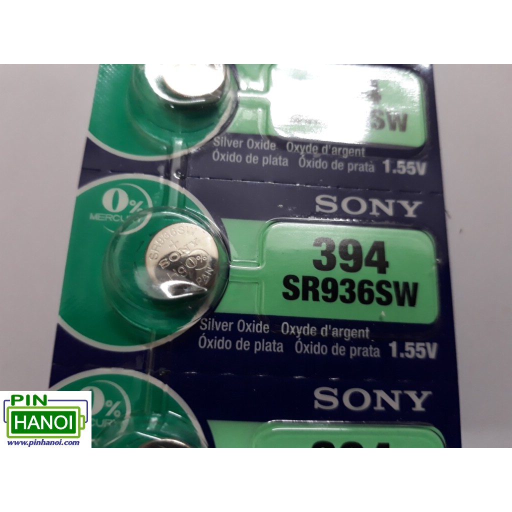 Pin cúc áo Sony Silver Oxide bạc SR936SW – 394 – 380