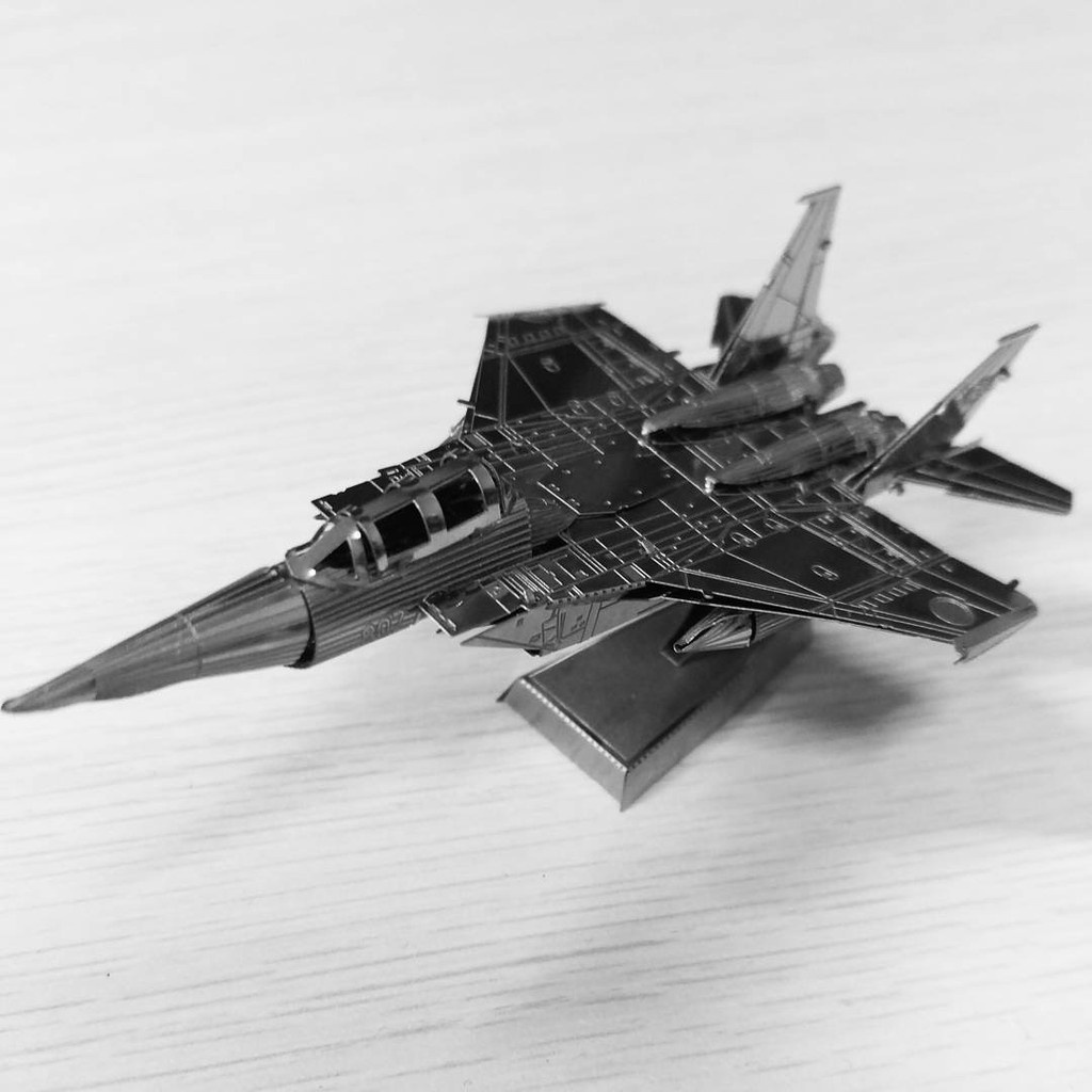 Mô Hình Kim Loại Lắp Ráp 3D Metal Head Phản Lực F15 Eagle