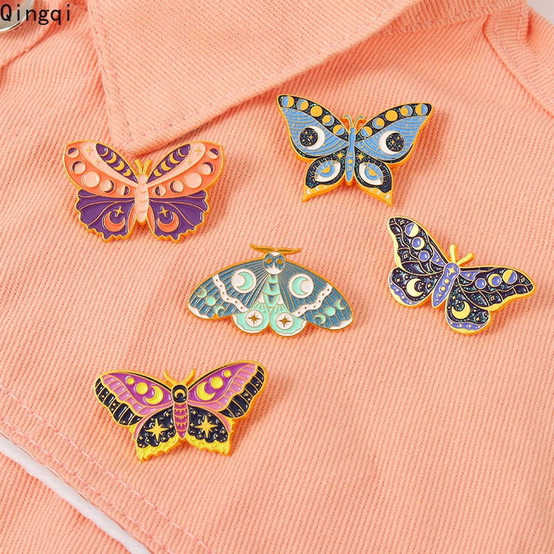 Trâm cài áo Miss Zoe hình bướm/ mặt trăng/ côn trùng độc đáo dễ thương