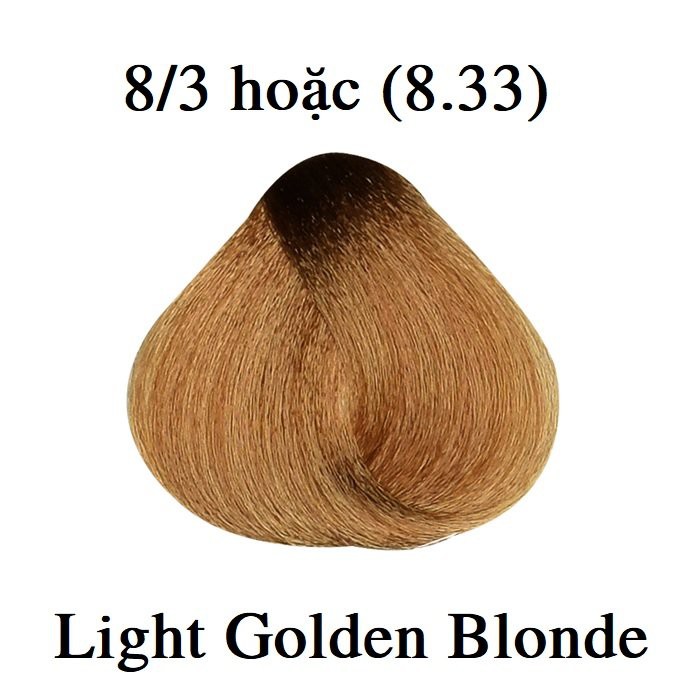 Thuốc Nhuộm Tóc Màu Vàng Sáng Light Golden Blonde 8/3 Hair Dye Cream -  Thuốc nhuộm tóc | TheFaceHolic.com