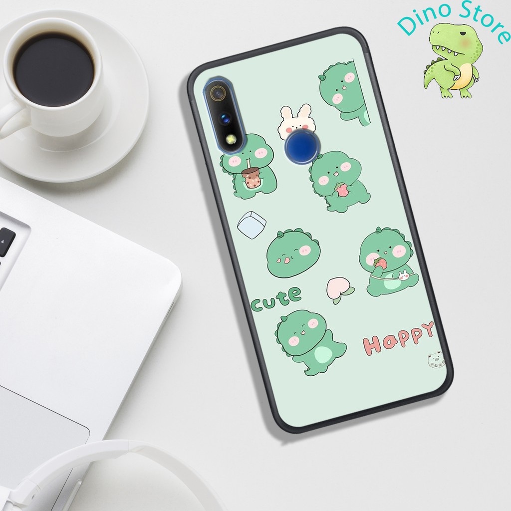 ỐP LƯNG OPPO REALME 3/REAL ME 3 PRO  ,  IN HÌNH KHỦNG LONG NGỘ NGHĨNH VÀ CUTE