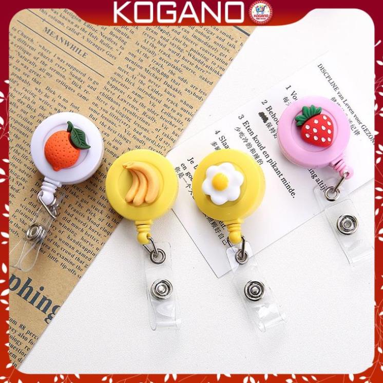 Dây đeo thẻ KOGANO dây đeo bảng tên sinh viên, nhân viên, học sinh, bảng tên rút gọn họa tiết hoạt hình SA-001408