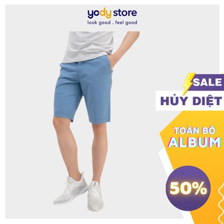 Quần sooc Nam YODY chất liệu kaki 11 quần ngố nam QSM3022