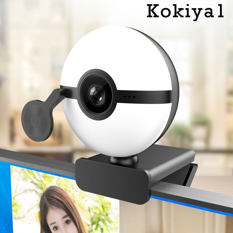 Webcam HD 2K tích hợp mic kèm vỏ bọc ống kính cho laptop | BigBuy360 - bigbuy360.vn