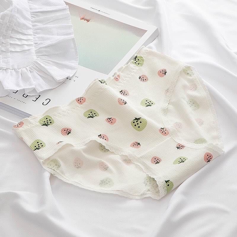 Quần Lót Viền Ren SAM SAM Chất Cotton Dệt Kim Đáy Lót Kháng Khuẩn Thấm Hút Mồ Hôi