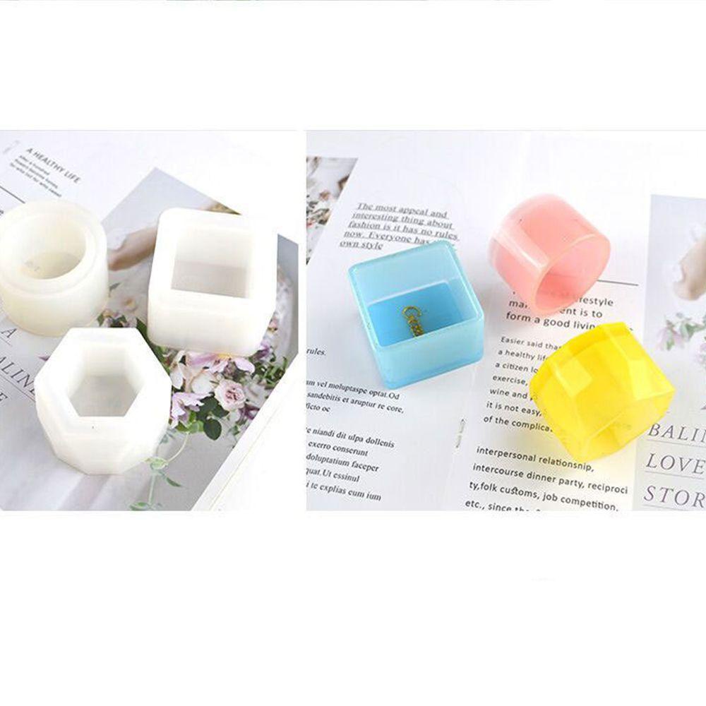 Set 3 Dụng Cụ Làm Bánh Tiện Dụng|Khuôn Làm Chậu Cây Hình Lục Giác Bằng Nhựa Resin Thủ Công