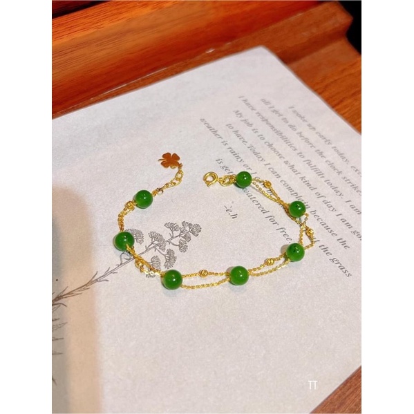 Lắc tay đá đôi nhiều màu