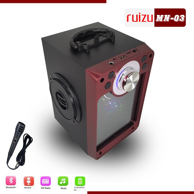 [Mã ELHACE giảm 4% đơn 300K] Loa Bluetooth Ruizu MN03 - Nhieuf màu