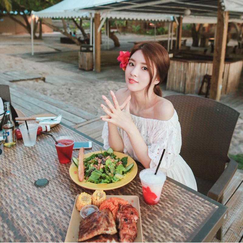 VÁY TRỄ VAI | VÁY BOHEMIAN MAXI | VÁY TRẮNG VINTAGE