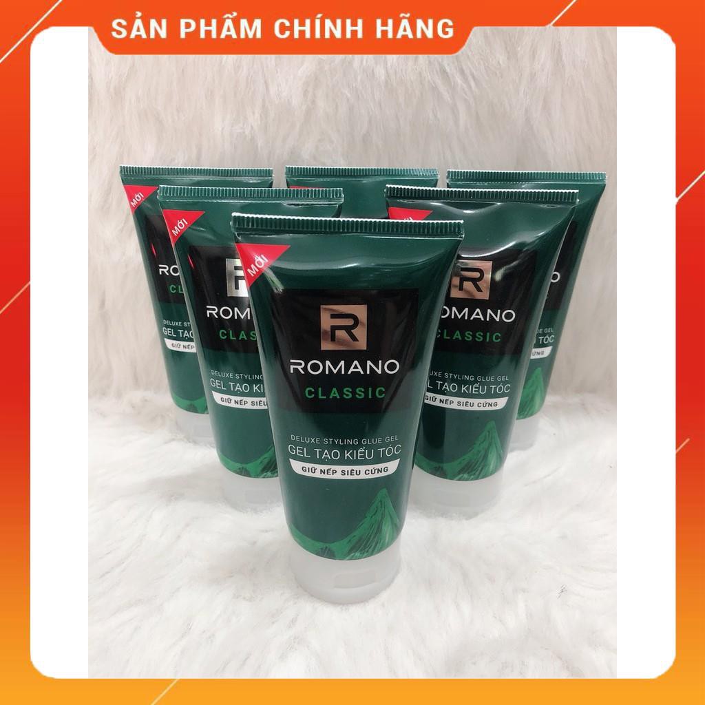 Gel vuốt tóc Romano Classic Siêu cứng 150g
