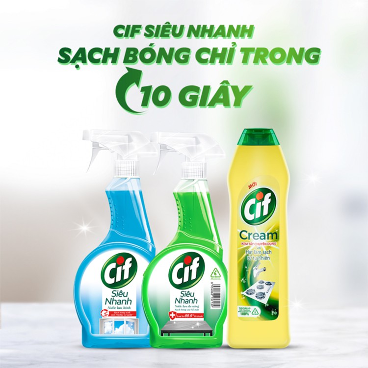 Kem tẩy đa năng nhà bếp CIF - chai 690g