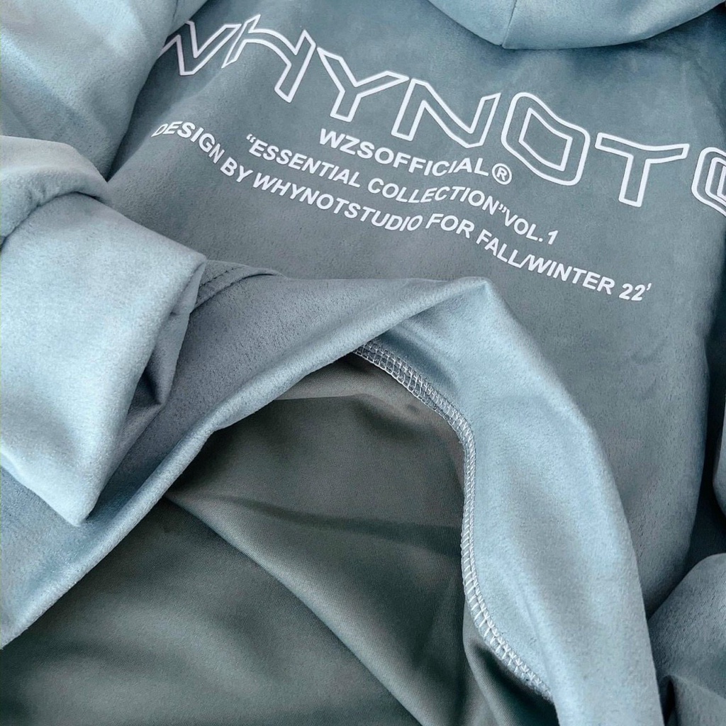 Áo KHOÁC Hoodie WHYNOT LOGO Thêu Ulzzang Unisex FAMMILYSHOP