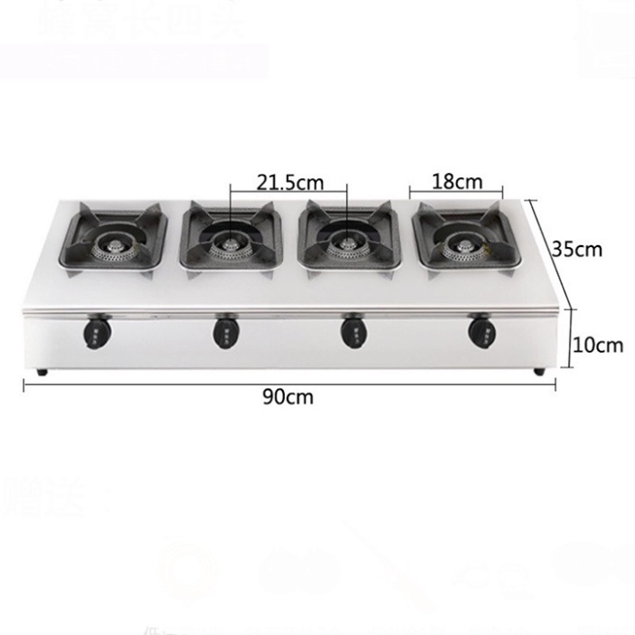 Bếp gas 4 lò cao cấp , chuyên mỳ cay cấp độ, bánh xèo