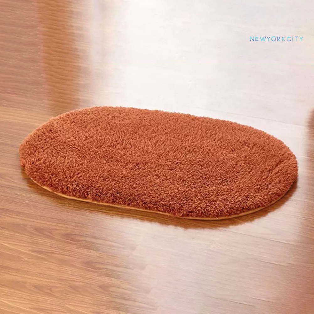 Thảm Lót Sàn Lông Nhung Thấm Hút Nước Chống Trượt Nhiều Màu Sắc