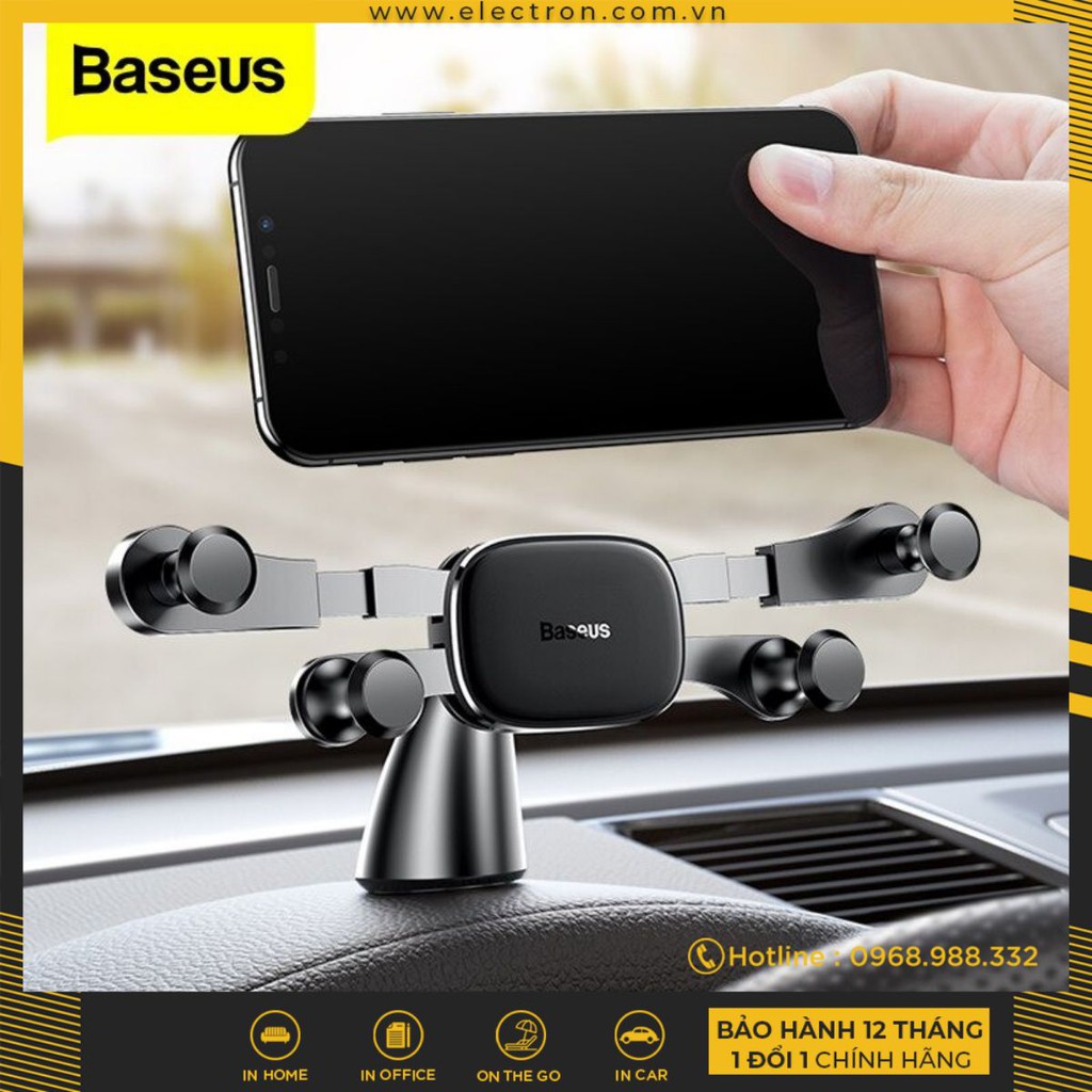 Bộ đế giữ điện thoại trên ô tô Baseus Horizontal Screen Gravity Holder (Paste Type,Vehicle-mounted, Car Holder )