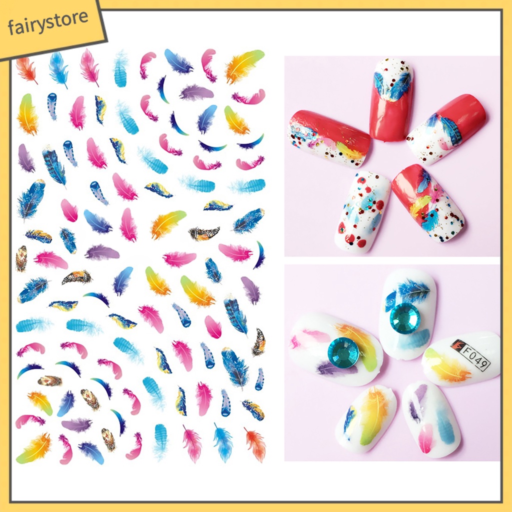 [Hàng mới về] Tấm hình dán trang trí móng tay nghệ thuật chuyên dụng chất lượng cao