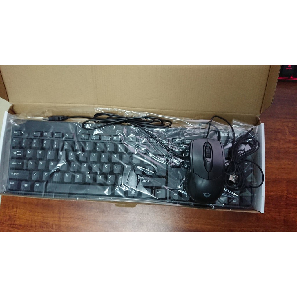 Bộ Phím chuột có dây Meetion chính hãng Bảo hành 12 tháng. | BigBuy360 - bigbuy360.vn