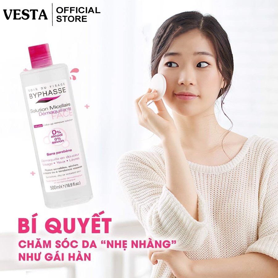 Nước Tẩy Trang Byphasse - Tẩy Trang Skincare Dưỡng Da Solution Micellaire Làm Sạch Sâu Không Cồn | BigBuy360 - bigbuy360.vn