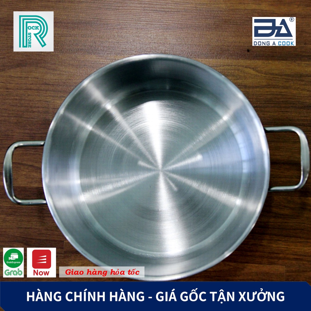 [Hàng chính hãng] Bộ Nồi xửng hấp cá,nấu xôi Inox Đông Á đáy từ cao cấp - Dùng được bếp từ