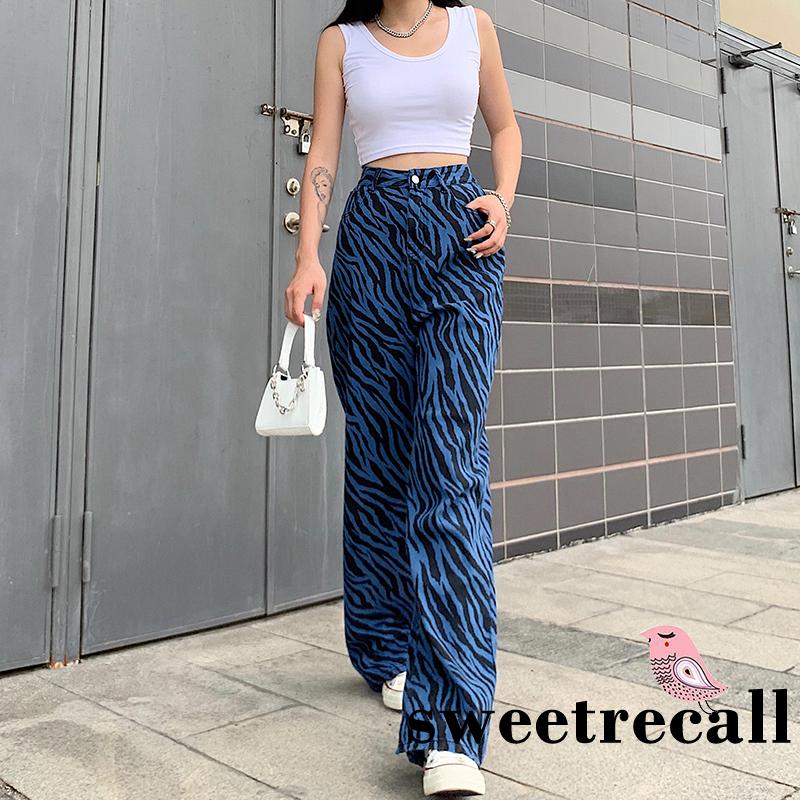 Quần Ống Rộng Lưng Cao Có Túi Thời Trang Thu Đông Cho Nữ