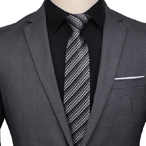 Cravat Nam bản lớn 8cm phù hợp phong cách công sở, thanh lịch, cà vạt nam thời trang - CV-8110