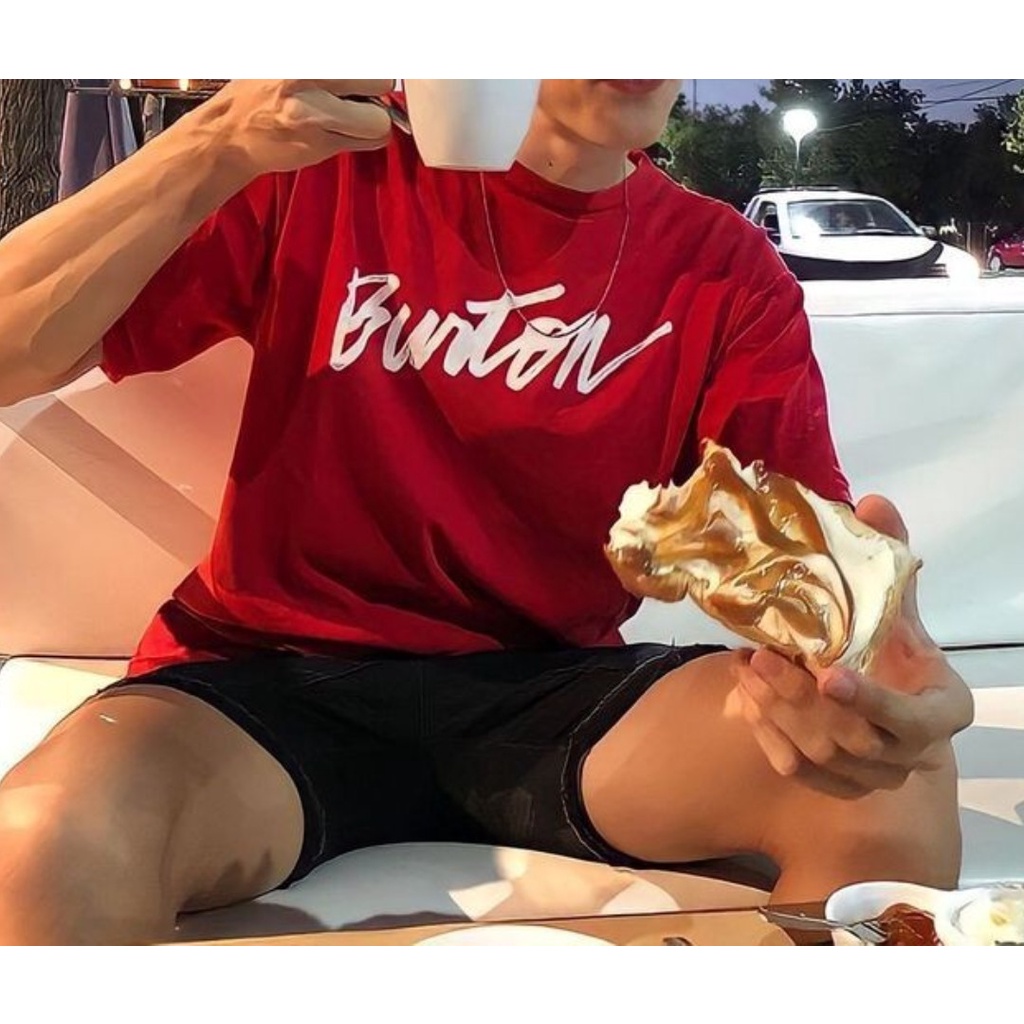 Áo thun Stee BURTON in Red CVC - Giá sỉ Unisex