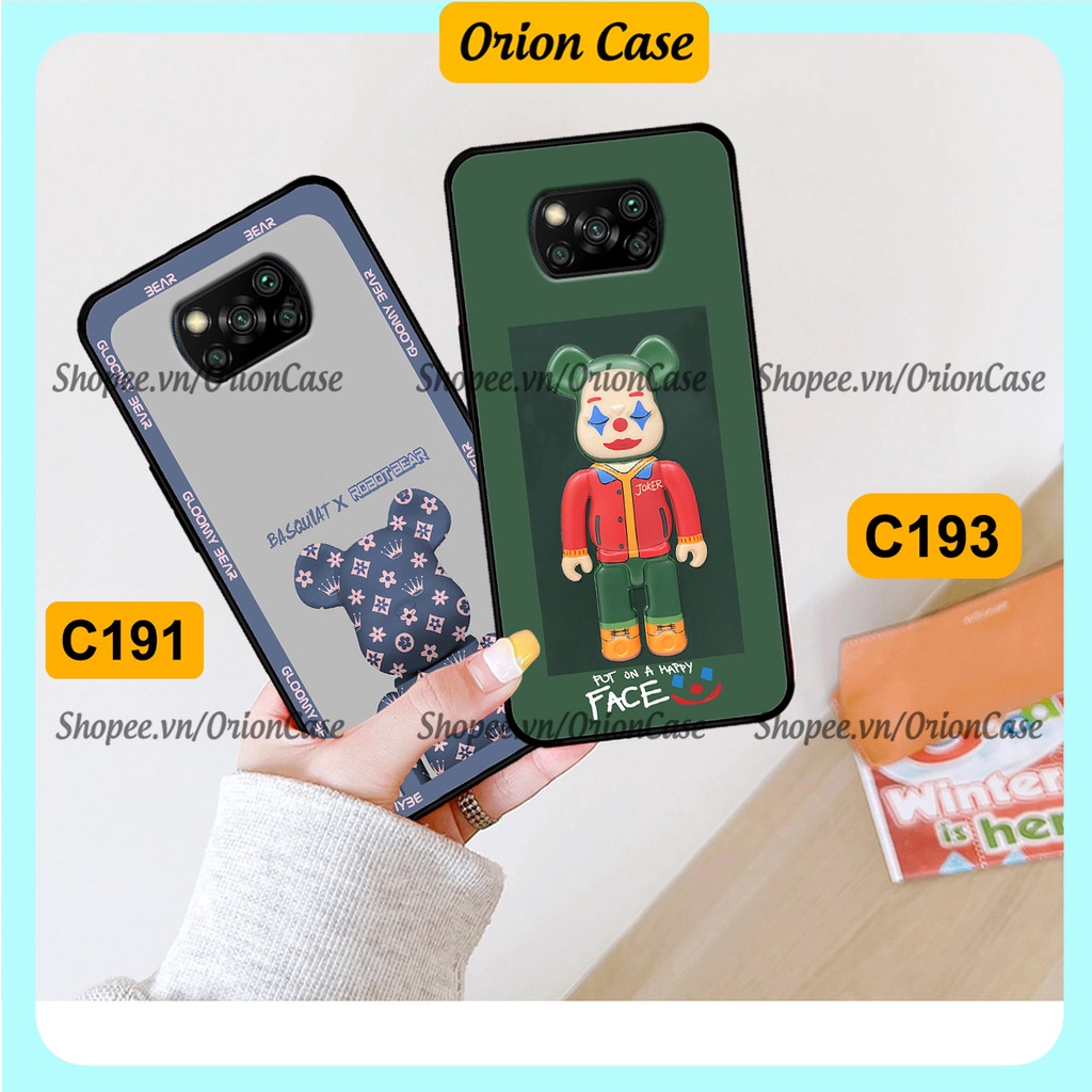 Ốp lưng Xiaomi Poco X3 / Poco X3 Pro in hình bearbrick 3D thời trang, cá tính. ốp chống sốc, bền đẹp