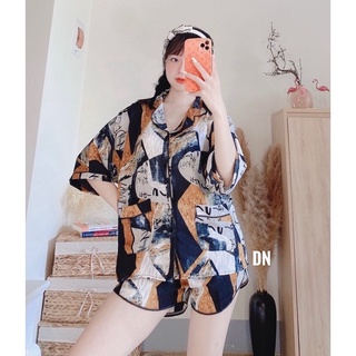 [MUA 2 GIẢM 30%] [50-70kg] Đồ Bộ Lụa Mai Ngô - Quần Đùi Tay Cánh Dơi (Big Size) (P