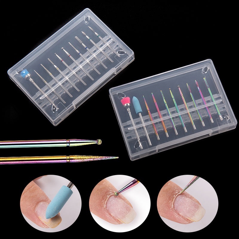 Set 10 Mũi Mài Giũa Móng Tay Chuyên Dụng