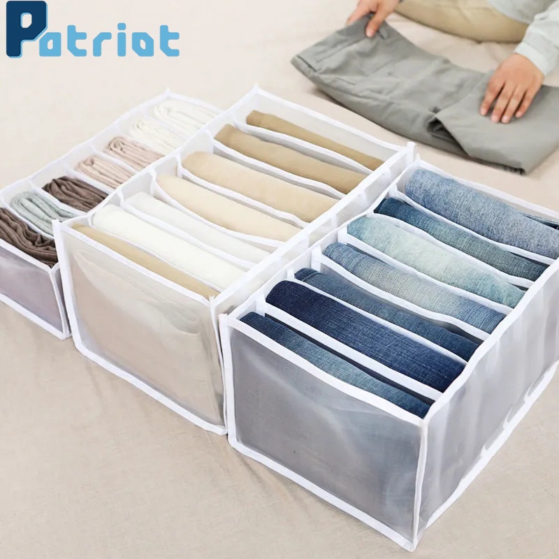Túi đựng quần jean chia 9 ngăn có thể xếp lại tiện lợi