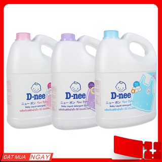 Nước Giặt Dnee Thái Lan Hàng Chính Hãng 3000ml – Nước Giặt Cho Bé Dnee Xanh, Tím, Hồng