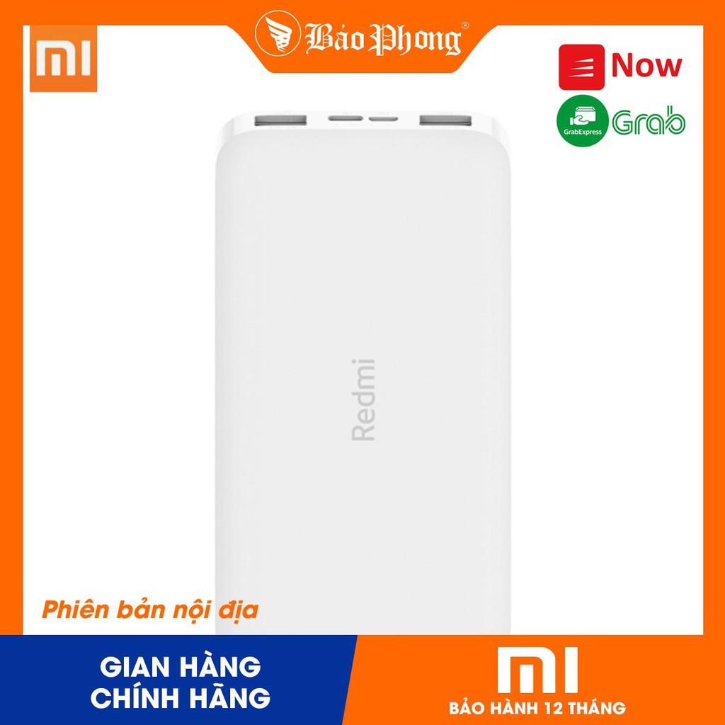 Pin Dự Phòng Xiaomi Redmi 10000mAh Standard Edition-006018 - Hàng Chính Hãng