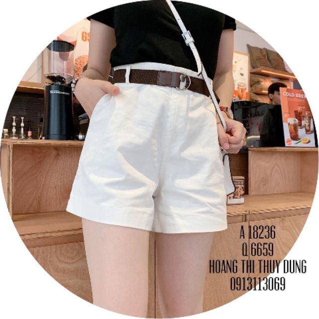 Quần kaki jeans lưng cao kèm belt cực đẹp.