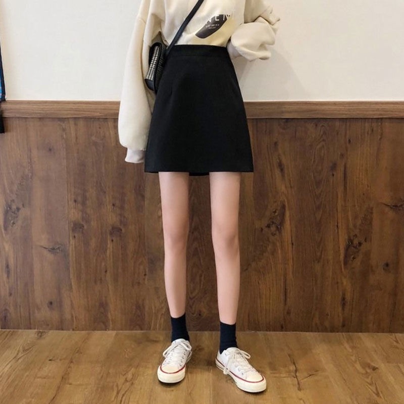 [In stock] black dress / half-length / high-waisted skirt / full skirt / full-body skirt / full-length skirt / short skirt / mini skirt