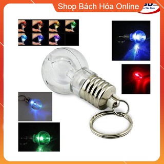 Móc khóa bóng đèn mini đổi màu cực hot