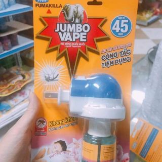 Bộ máy đuổi muỗi và chất xông muỗi jumbo vape