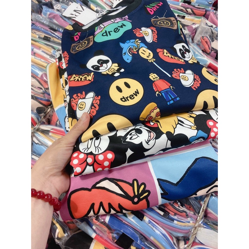 Váy Dáng Dài Suông Hoạt Hình Nữ Cực Trẻ Trung | BigBuy360 - bigbuy360.vn