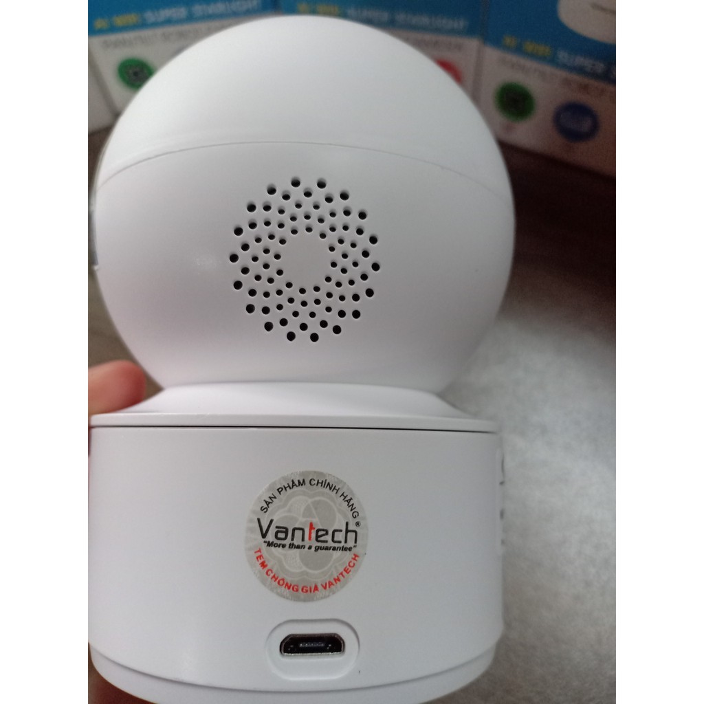 Camera AI Wifi 4MP VANTECH AI-V2010C Đàm thoại 2 chiều - Báo động về điện thoại - Tặng kèm thẻ nhớ tùy chọn