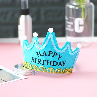 Vương miện Happy birthday có đèn