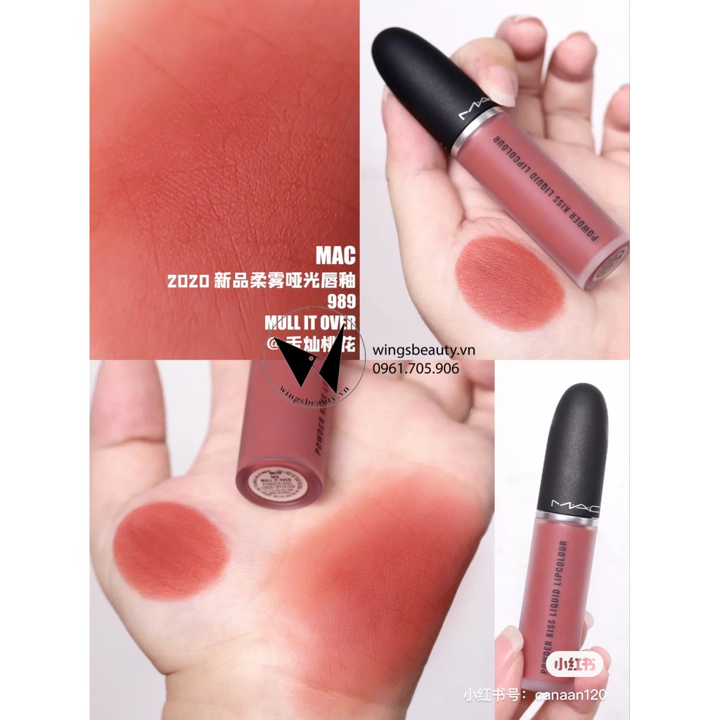 (NEW) MAC - Son kem lì mịn Powder Kiss Liquid Lip Colour