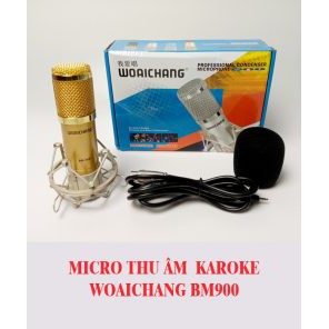 Micro thu âm chuyên nghiệp Woaichang BM900 chính hãng