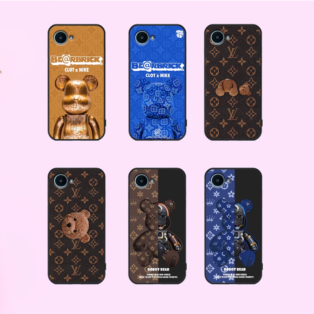 Ốp lưng Realme C30s in hình bearbrick, kwas thời trang cao cấp
