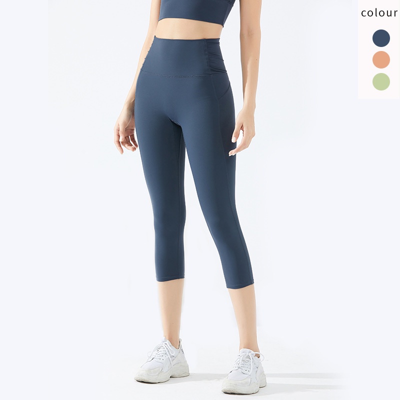 Quần legging thể thao lưng cao 7/8 cho nữ