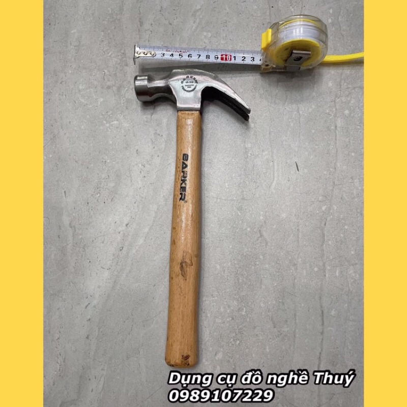 BÚA NHỔ ĐINH CÁN GỖ BARKER 68-112